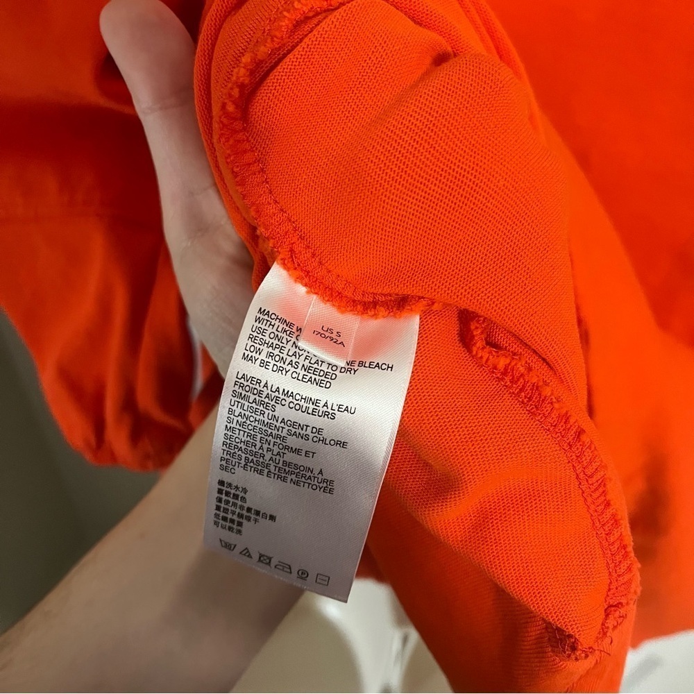 Anthropologie Orange Anais Tunic Dress Small F - Picture 4 of 11